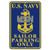 U.S. Navy Logo Sailor Parking Only Sign Main Image