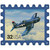 F4U Corsair "Postage Stamp" Metal Sign Alt Image 1