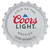 Coors Light Bottle Cap Metal Sign Main Image