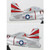 F-80 Shooting Star 1/80 Die Cast Model Alt Image 7