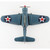 SBD-2 Dauntless 1/72 Die Cast Model - HA0176 CDR Howard Young, Commander Enterprise Air Group, 1942 Alt Image 3
