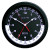 Zulu Time  Dual Time Wall Clock - Black Face Main Image