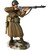 U.S. 101st Airborne Standing Firing BAR 1/30 Figure William Britain (25065) Main Image