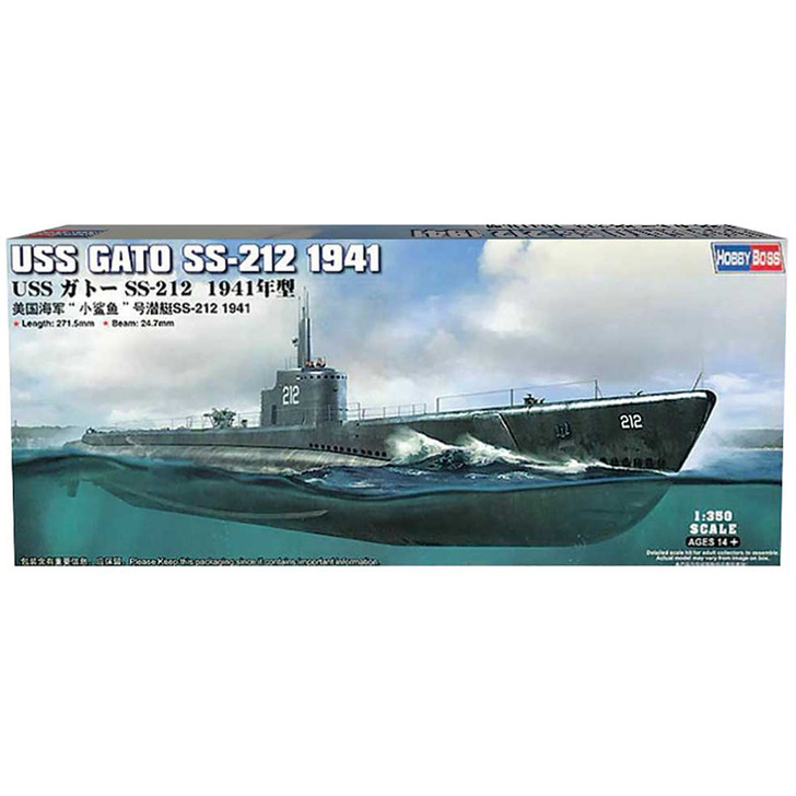 USS Gato 1/350 Kit Main Image