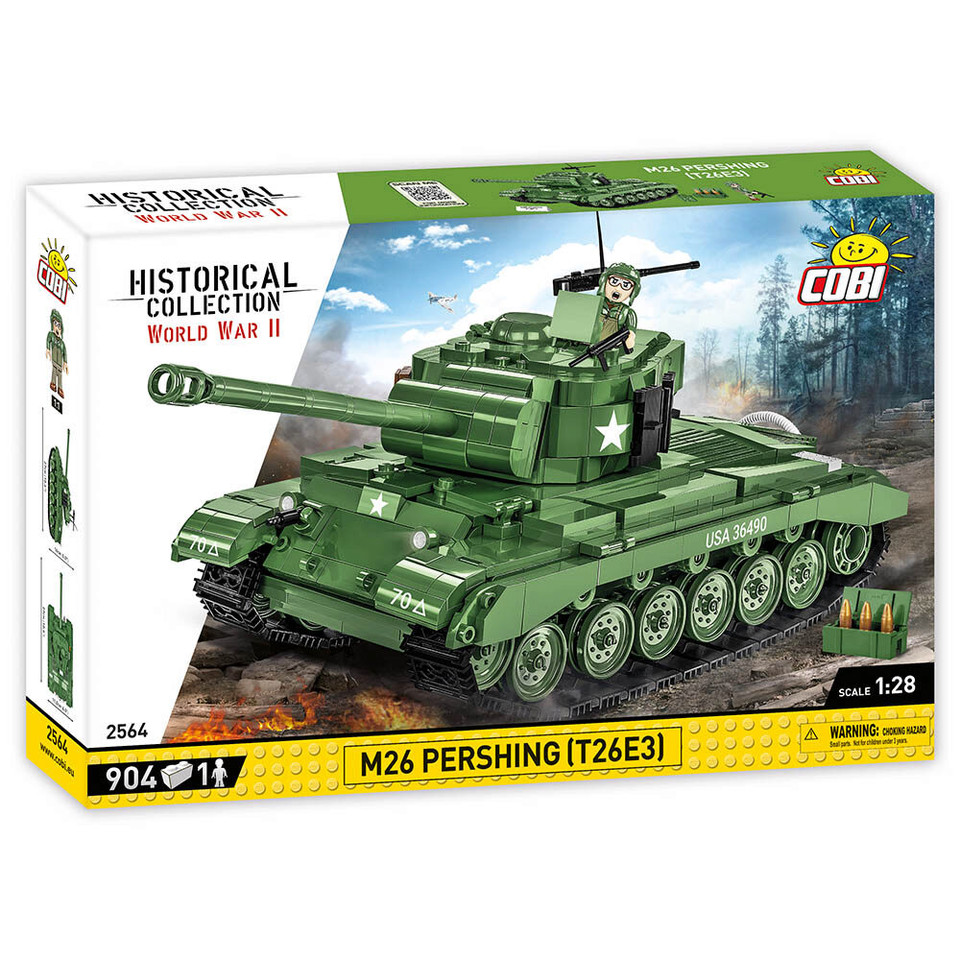 M26 PERSHING (T26E3) BUILDING BLOCK MODEL - 904 PIECES Main Image