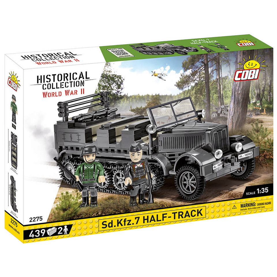 SD.KFZ.7 HALF-TRACK Building Block Model - 430 PIECES Main Image