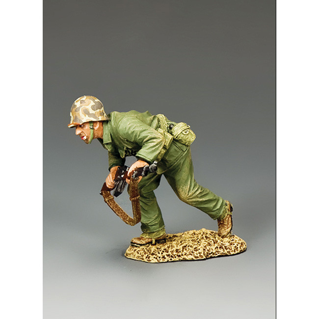 USMC "Running with BAR" 1/30 Figure Main Image