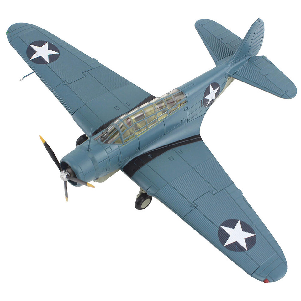 TBD-1 Devastator 1/72 Die Cast Model - SM8012 Lt Cdr Lindsey, VT-6, USS Enterprise, 4th June 1942, Battle Main Image