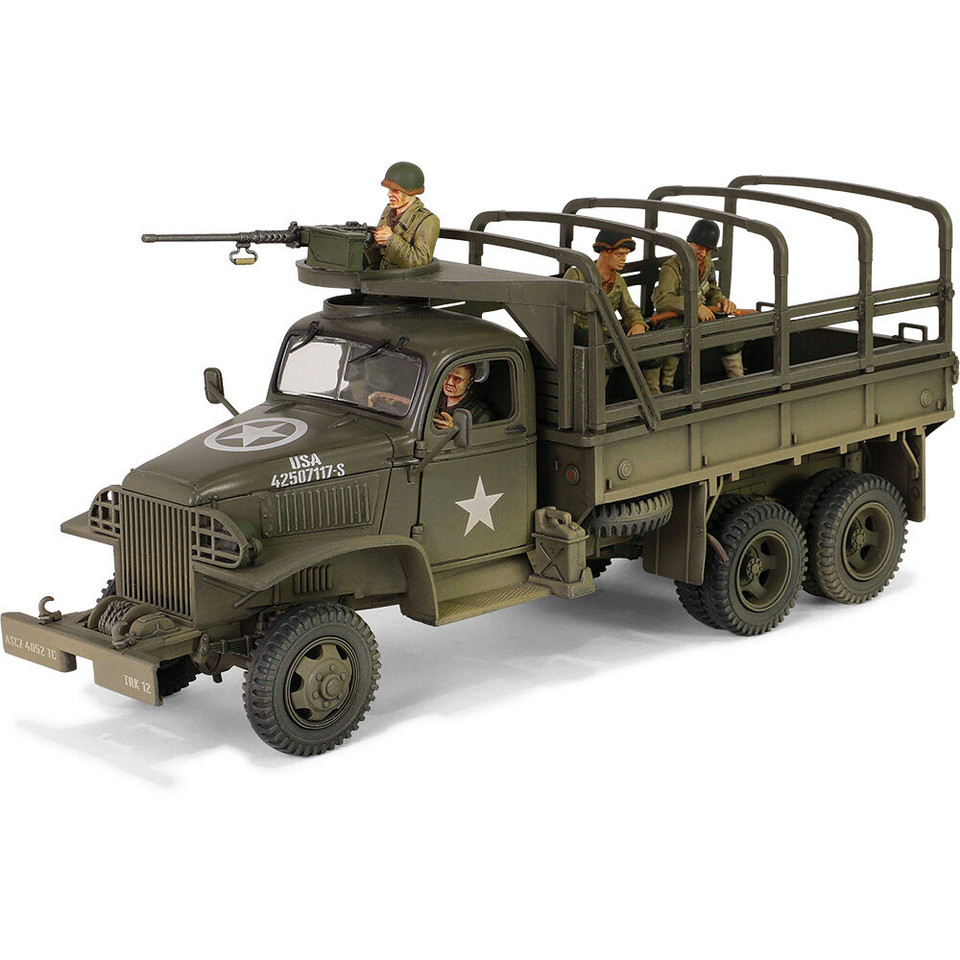 GMC CCKW 353 6x6 2-1/2 Ton Truck 1/72 Die Cast Model - Open Top Main Image