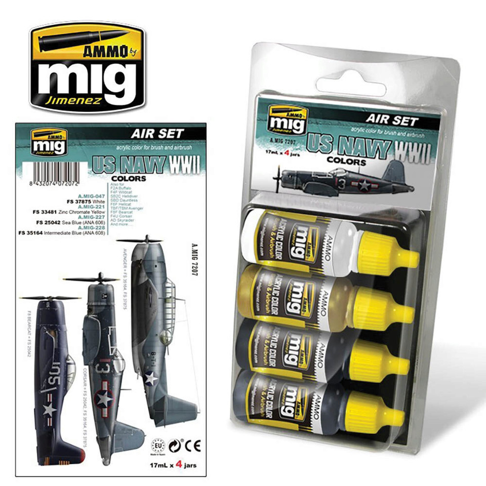 US Navy WWII Colors Paint Set Main Image