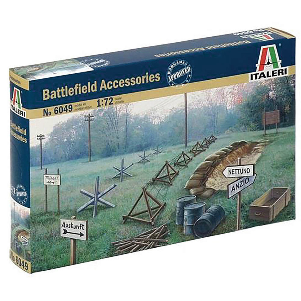 World War II Battlefield Accessories 1/72 Kit Set Main Image