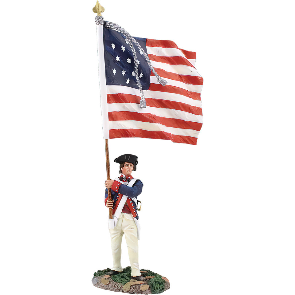 Continental Line Ensign with Colors 1/30 Figure Main Image
