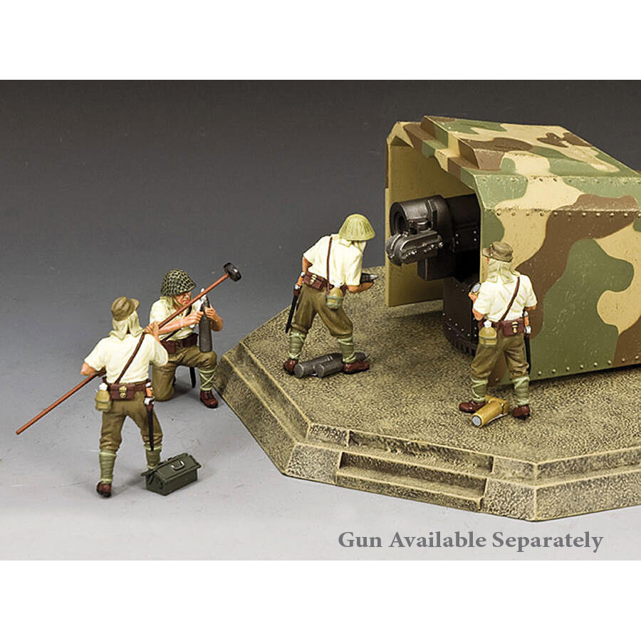 4-Piece Japanese Coast Gun Crew 1/30 Figure Set Main Image