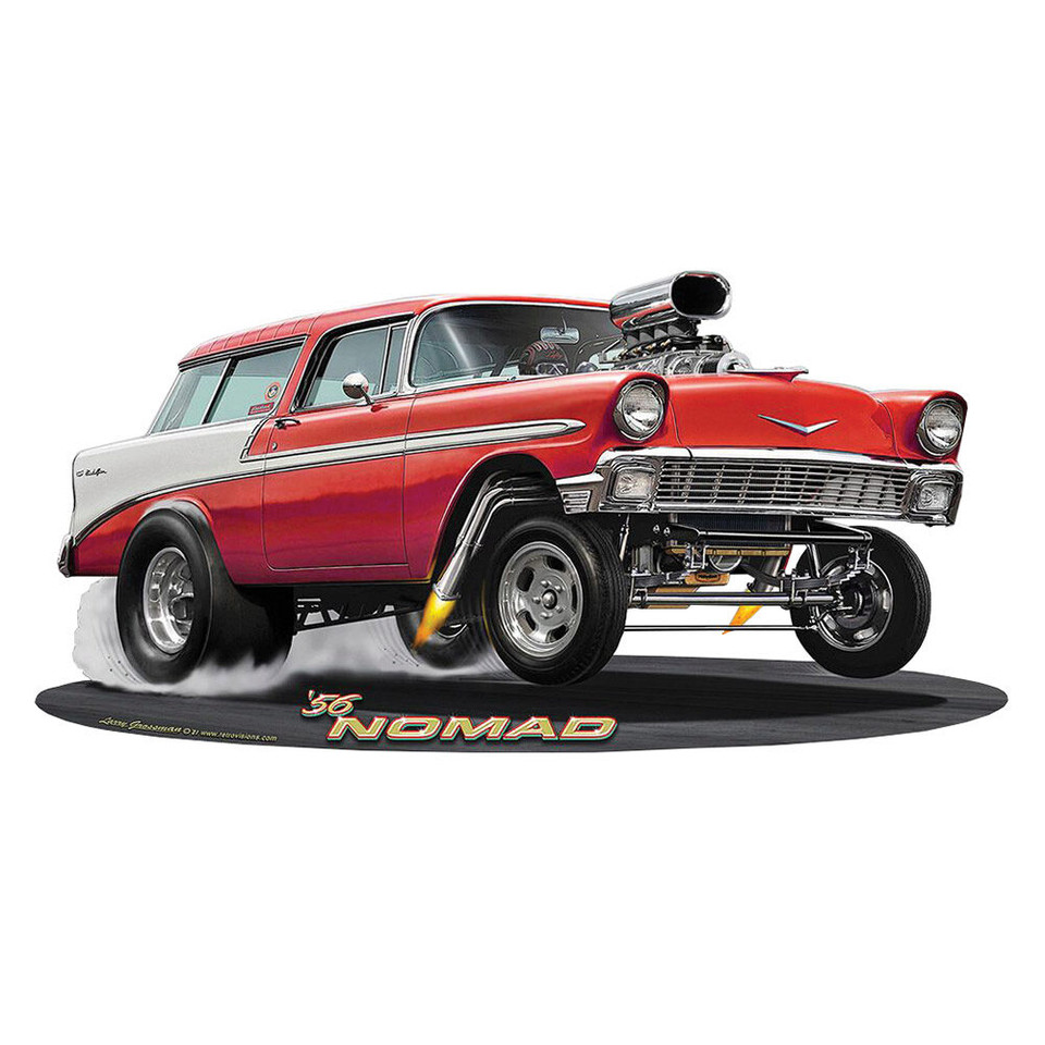 1956 Nomad Gasser Cut-out Metal Sign  LGC120 Main Image