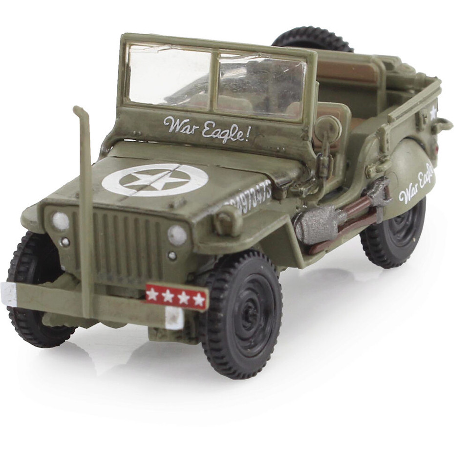 1/4 ton Military Vehicle 1/72 Die Cast Model - HG4215 U.S. 3rd ArmyWar Eagle 1945 Main Image
