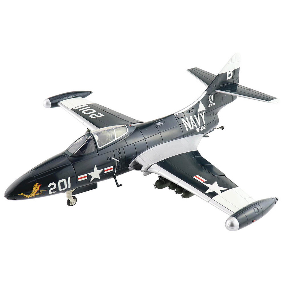 F9F-5 Panther 1/48 Die Cast Model - HA7211 VF-192 "Golden Dragon", USS Oriskany Main Image