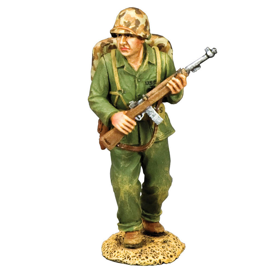 Walking Marine Officer 1/30 Figure King & Country (USMC068) Main Image