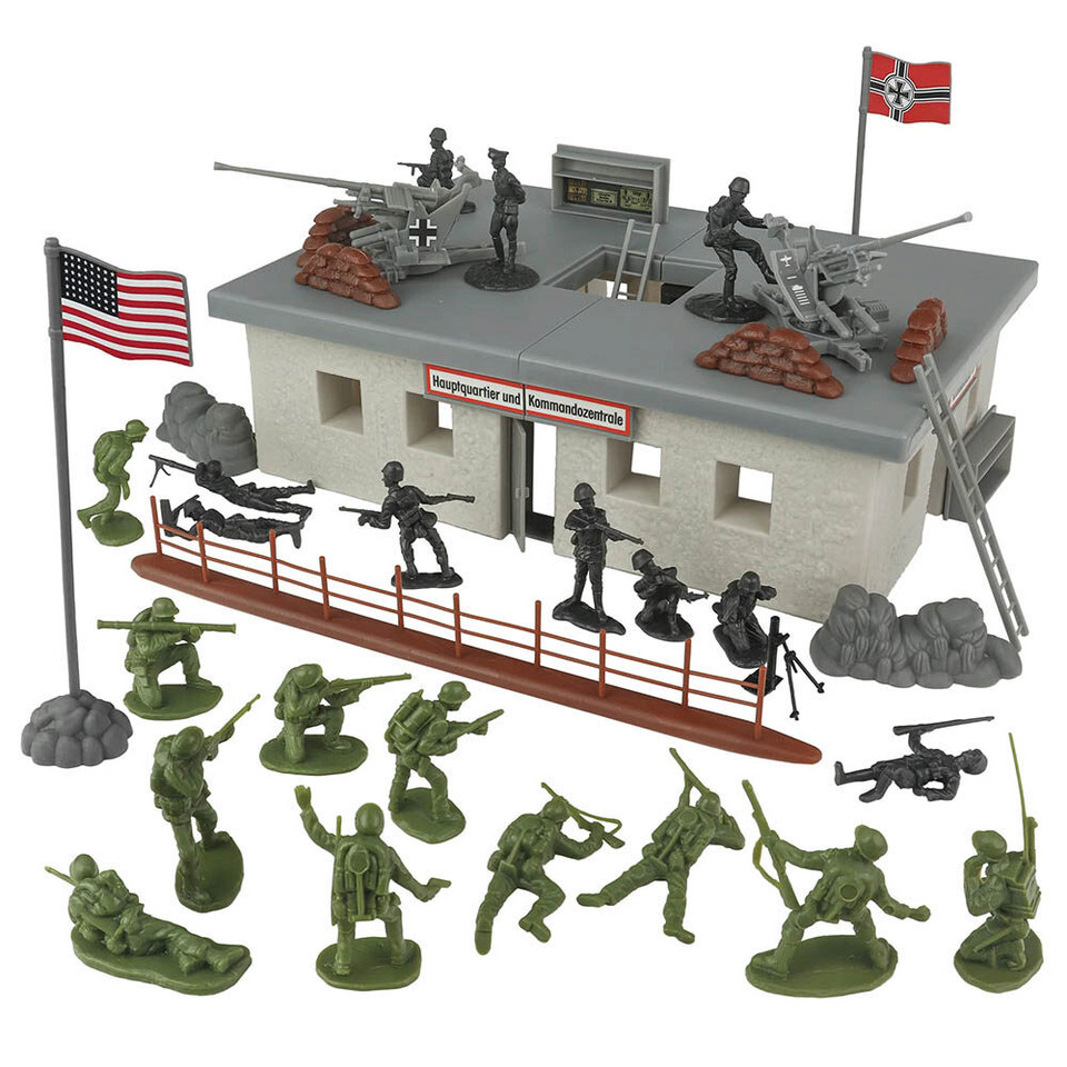 BMC WW2 SECRET STRONGHOLD 1/32 PLASTIC PLAYSET - 36 PIECES BMC TOYS (67009) Main Image