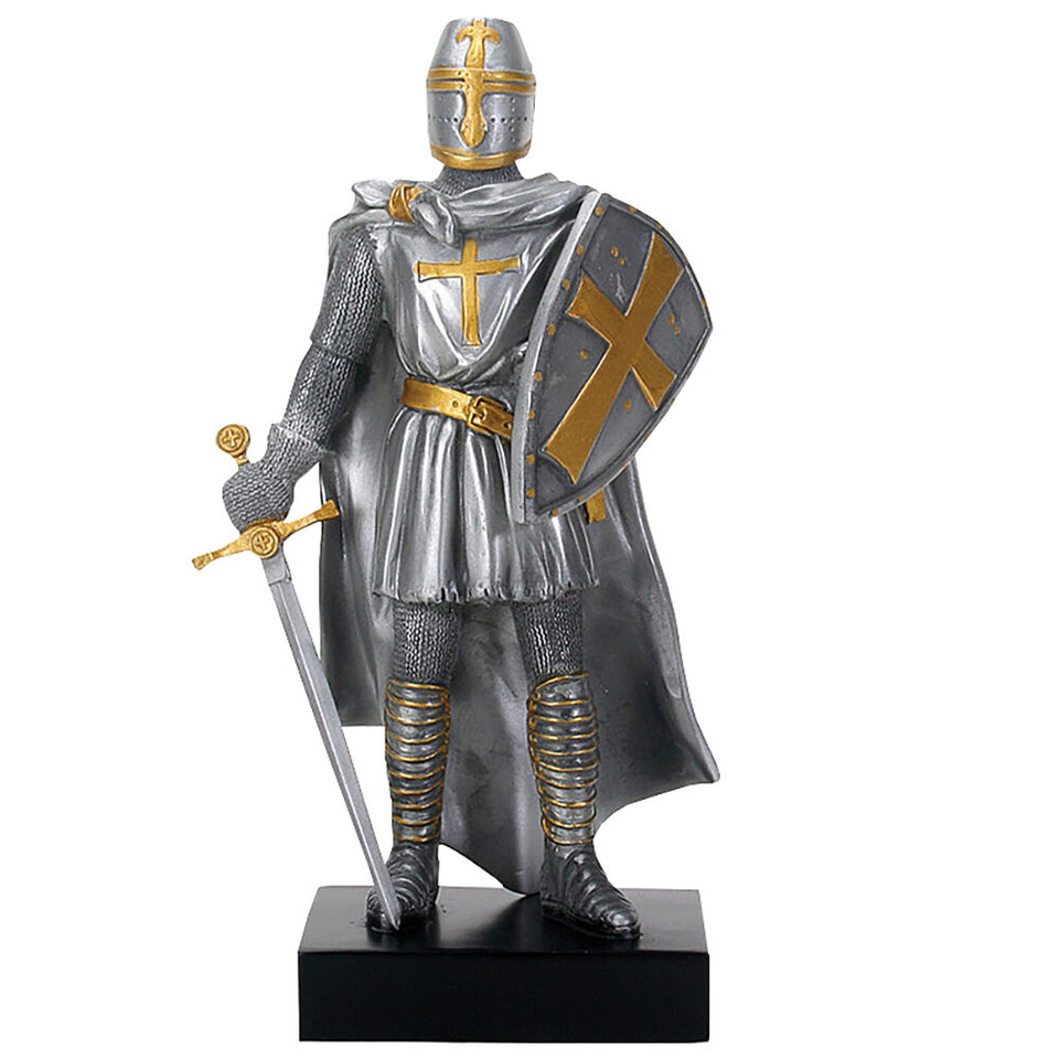 TEMPLAR KNIGHT 9" STATUE Pacific Trading (Y8240) Main Image