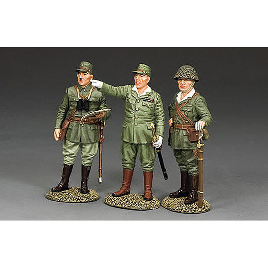 3-Piece Japanese Command Group 1/30 Figure Set Main Image
