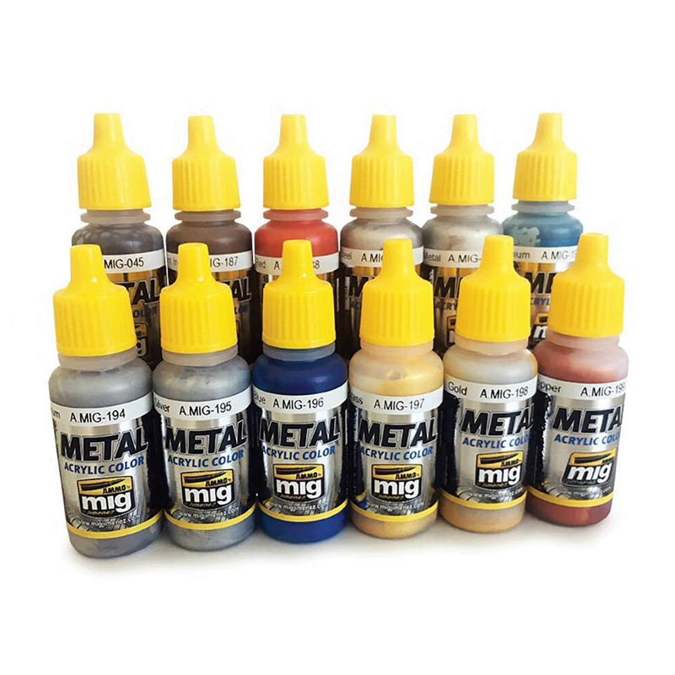Metallic Colors Paint Set MIG7175 Main Image