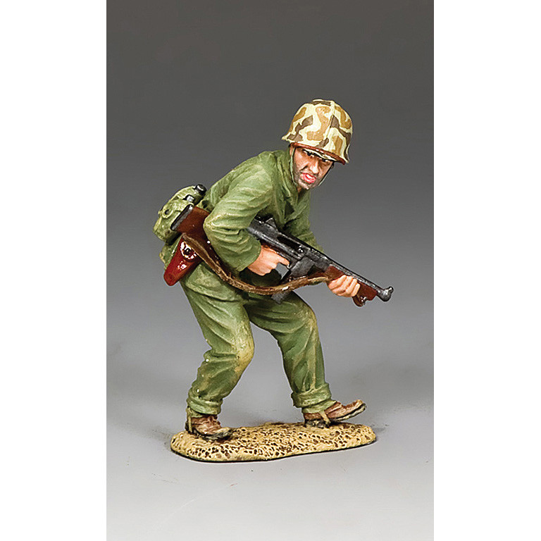 Marine Crouching Tommy Gunner 1/30 Figure Main Image