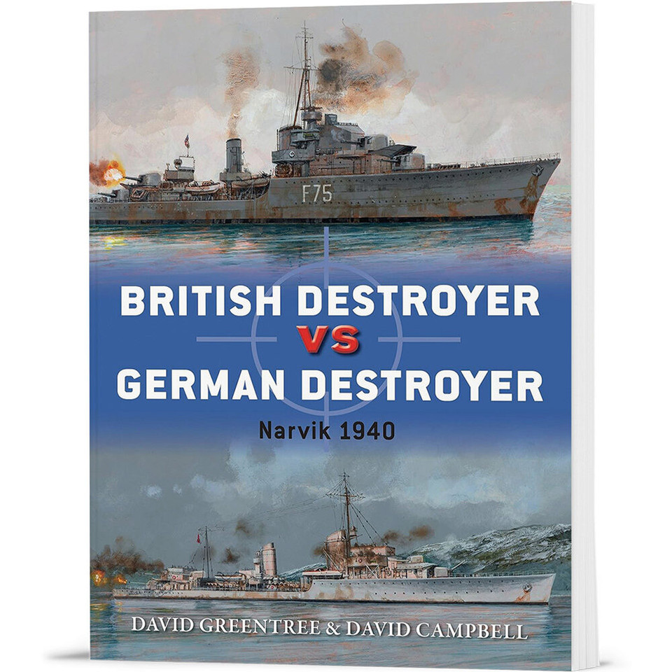 British Destroyer vs German Destroyer Osprey Duel (9781472828583) Main Image