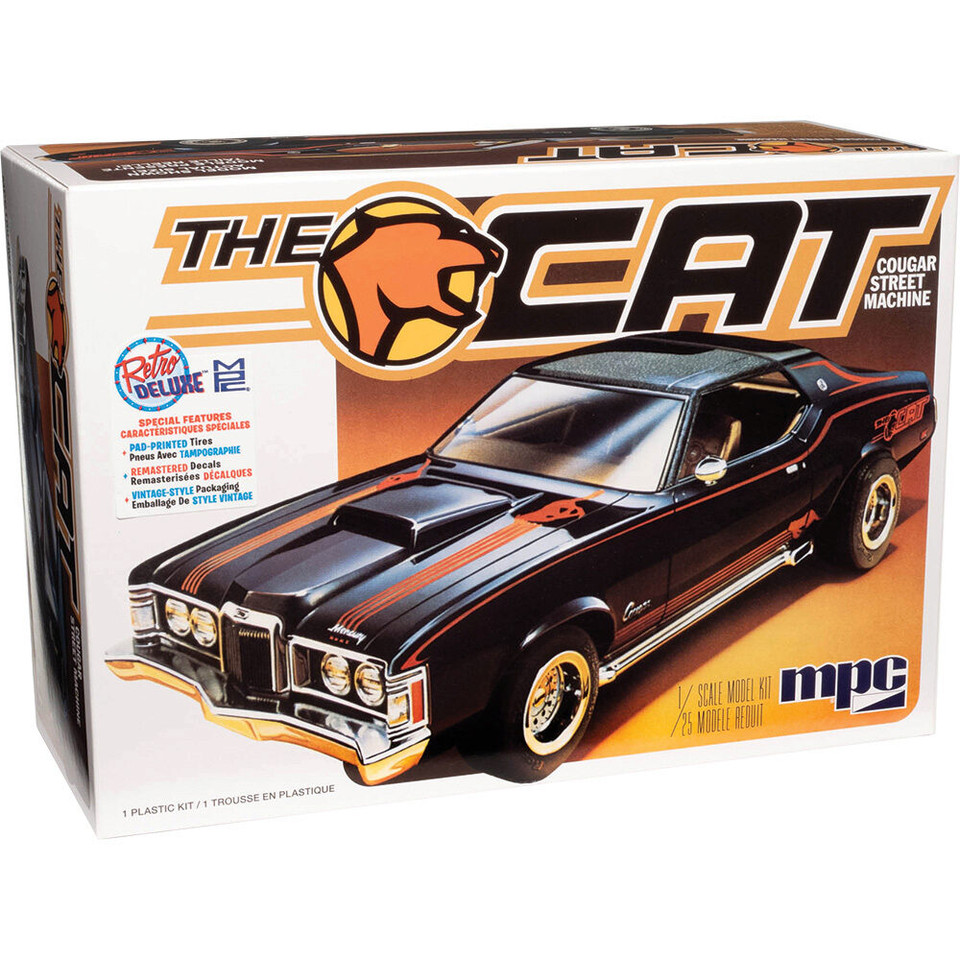 1973 Mercury Cougar "The Cat" 1/25 Kit MPC Models (MPC1004M/12) Main Image