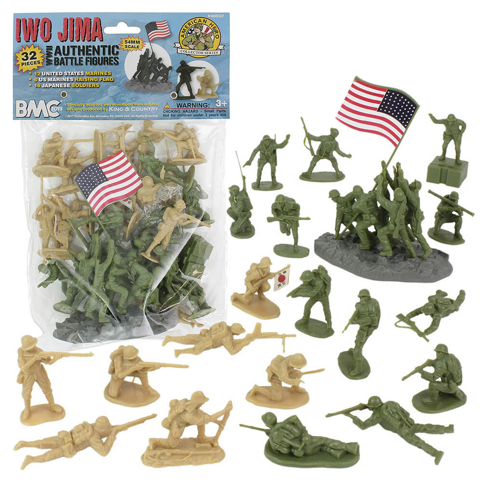 IWO JIMA 1/32 PLASTIC ARMY FIGURES BMC-40032 Main Image