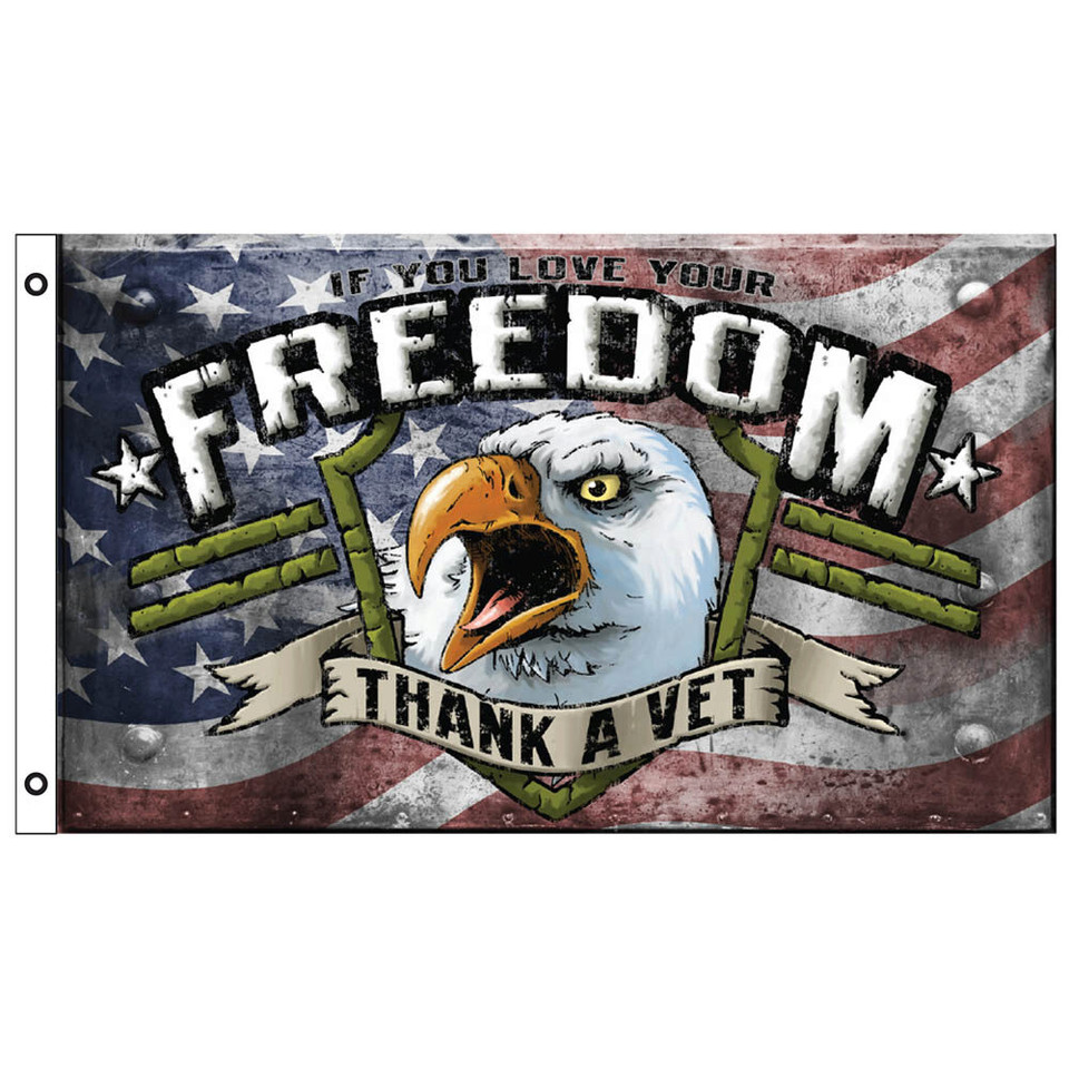 Thank A Vet Flag  SFLTHV Main Image