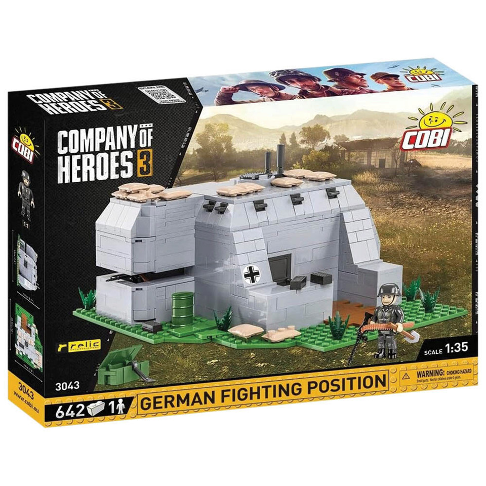 German Bunker 1/35 Building Block Model - 642 Pieces Cobi (3043) Main Image
