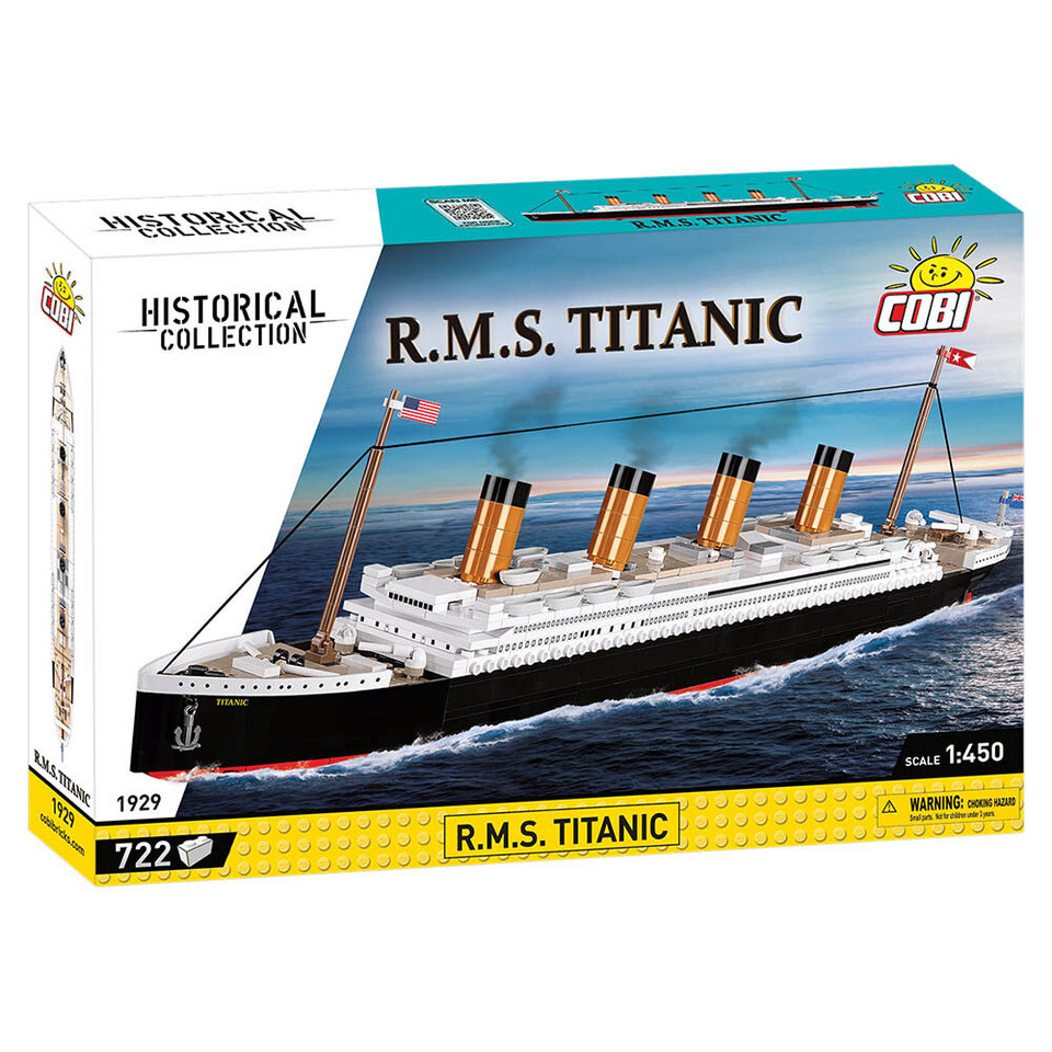 TITANIC 1/450 Building Block Model - 722 Pieces Cobi (1929) Main Image