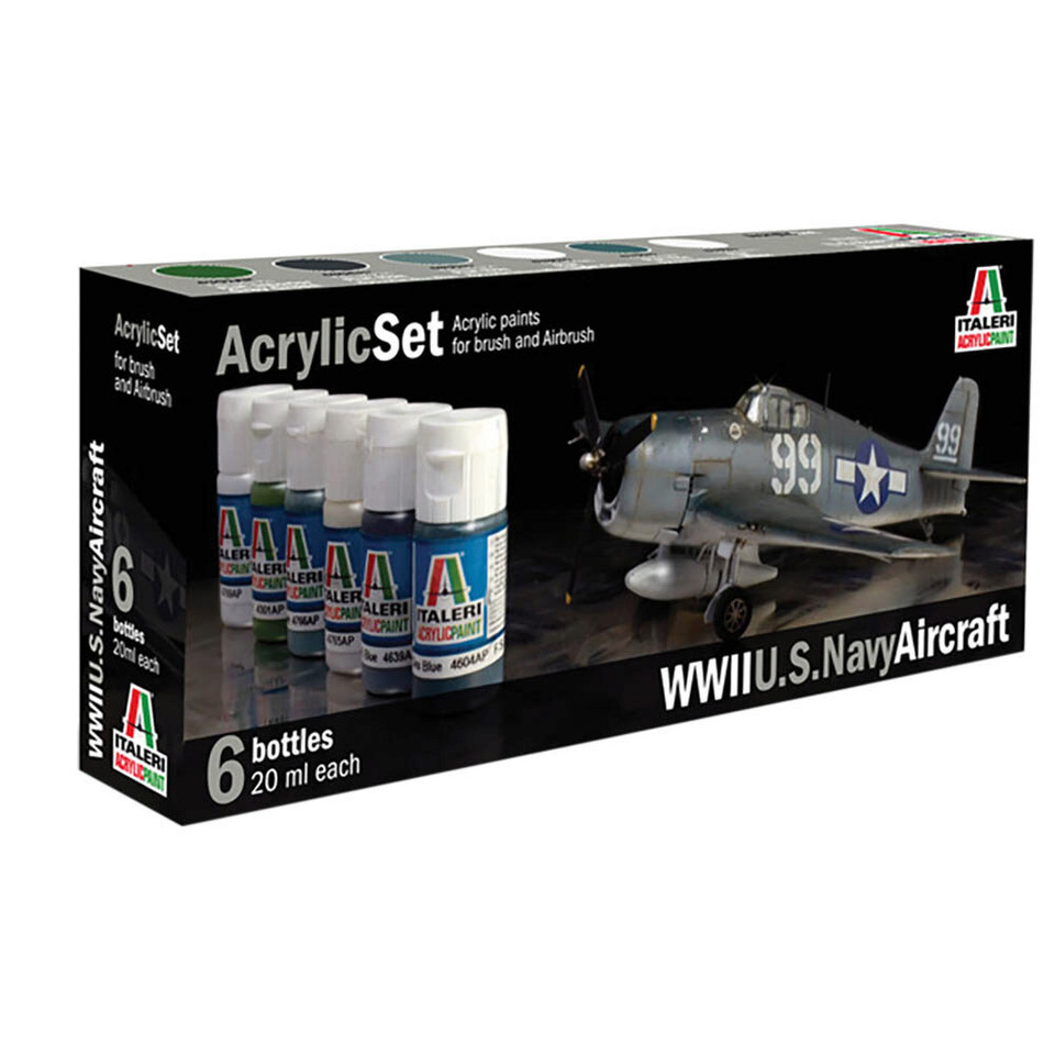 WWII U.S. Navy Aircraft Acrylic Paint Set Main Image