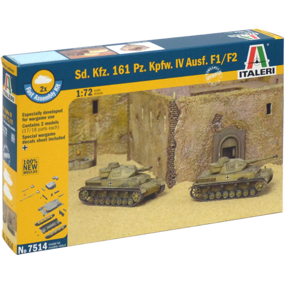 Sd.Kfz.161 Pz. Kpfw. IV F1-F2 1/72 Kit Main Image
