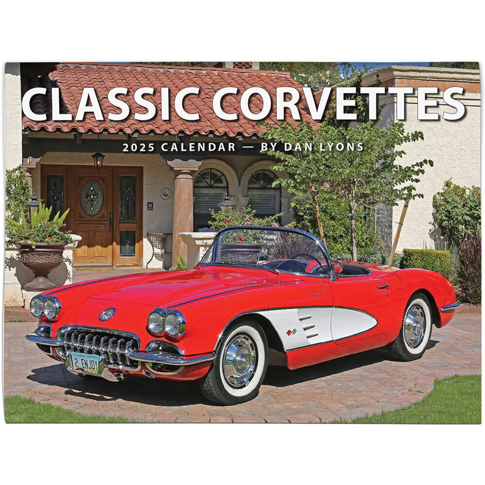 CLASSIC CORVETTES 2025 WALL CALENDAR 9781631145285 Main Image