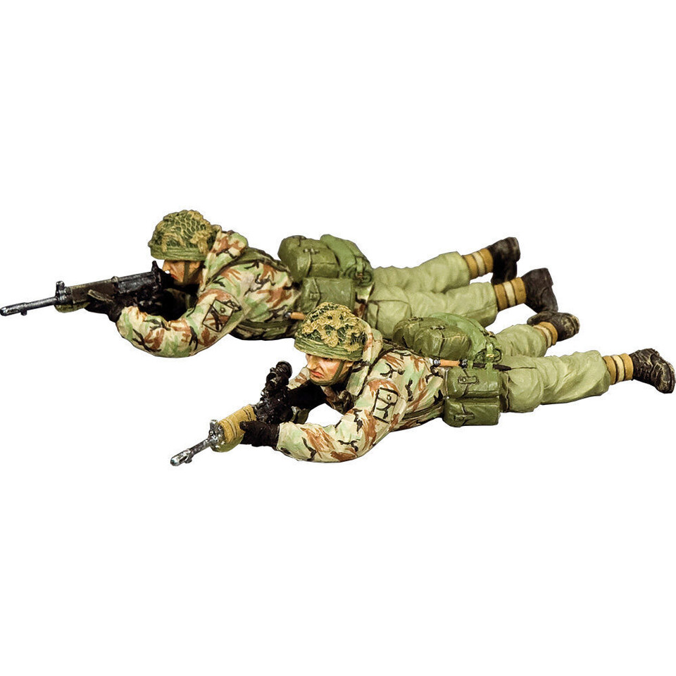 Lying Prone Para Sniper Team 1/30 Figure King & Country (TF008) Main Image