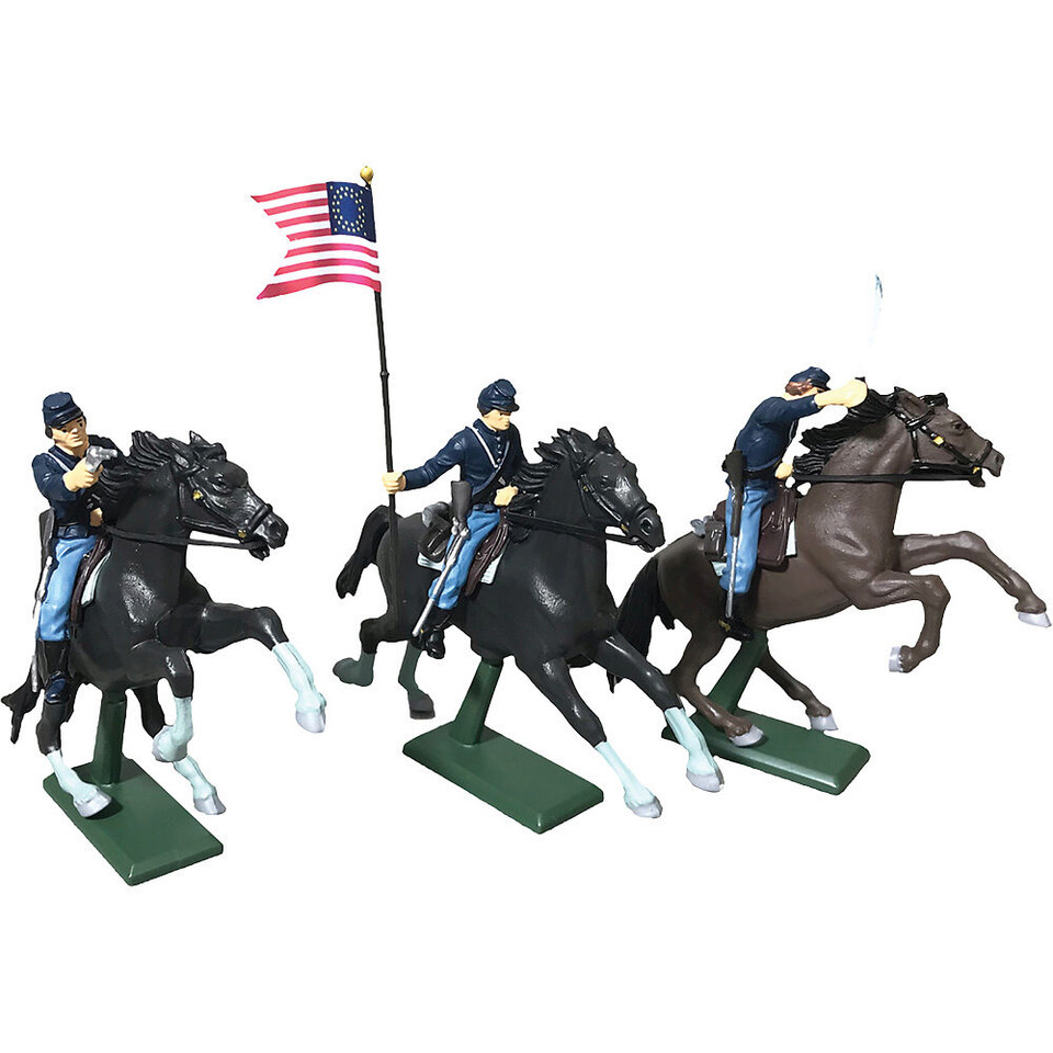 Union Cavalry Plastic 1/32 Set No. 1 WILLIAM BRITAIN (52005) Main Image