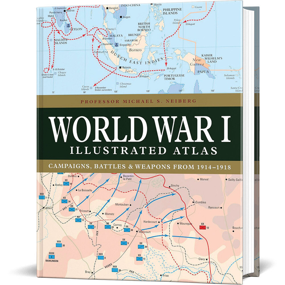 WORLD WAR I ILLUSTRATED ATLAS Amber Books (9781838863548) Main Image