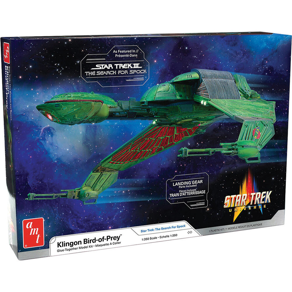 Star Trek Klingon Bird of Prey 1/350 Kit AMT Models (1400M) Main Image