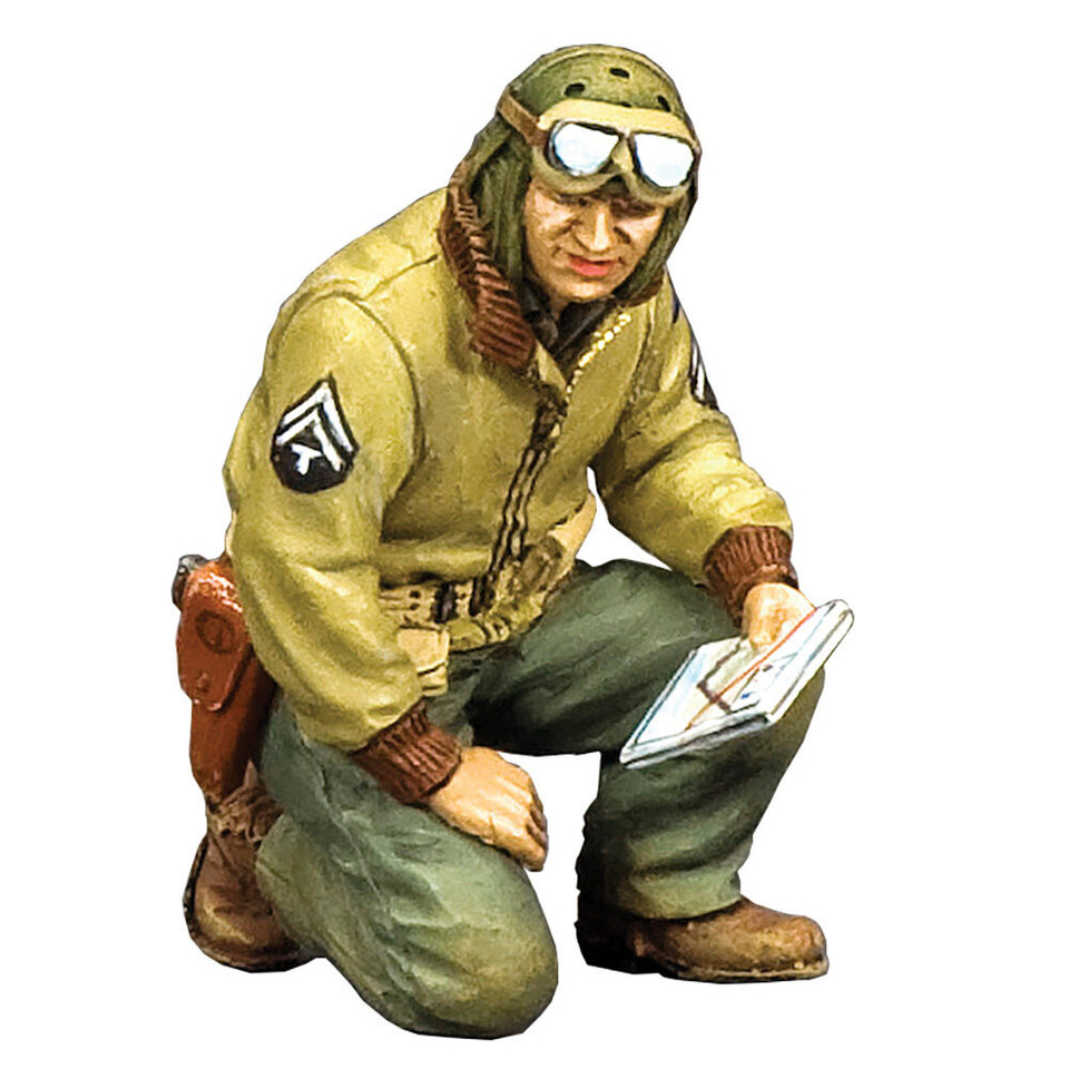 Kneeling Tech 5 Corporal w/Map 1/30 Figure K&C (DD386) Main Image