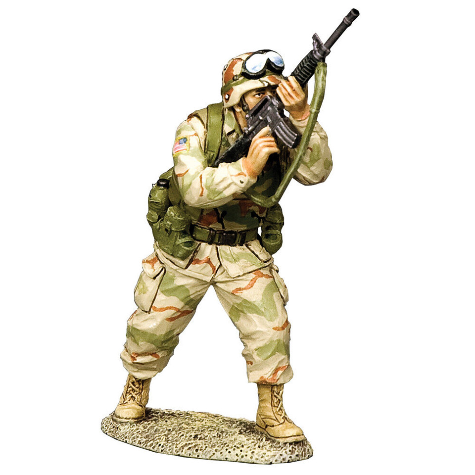 Ranger Firing up w/ M16A2 1/30 Figure K&C (BHD005) Main Image