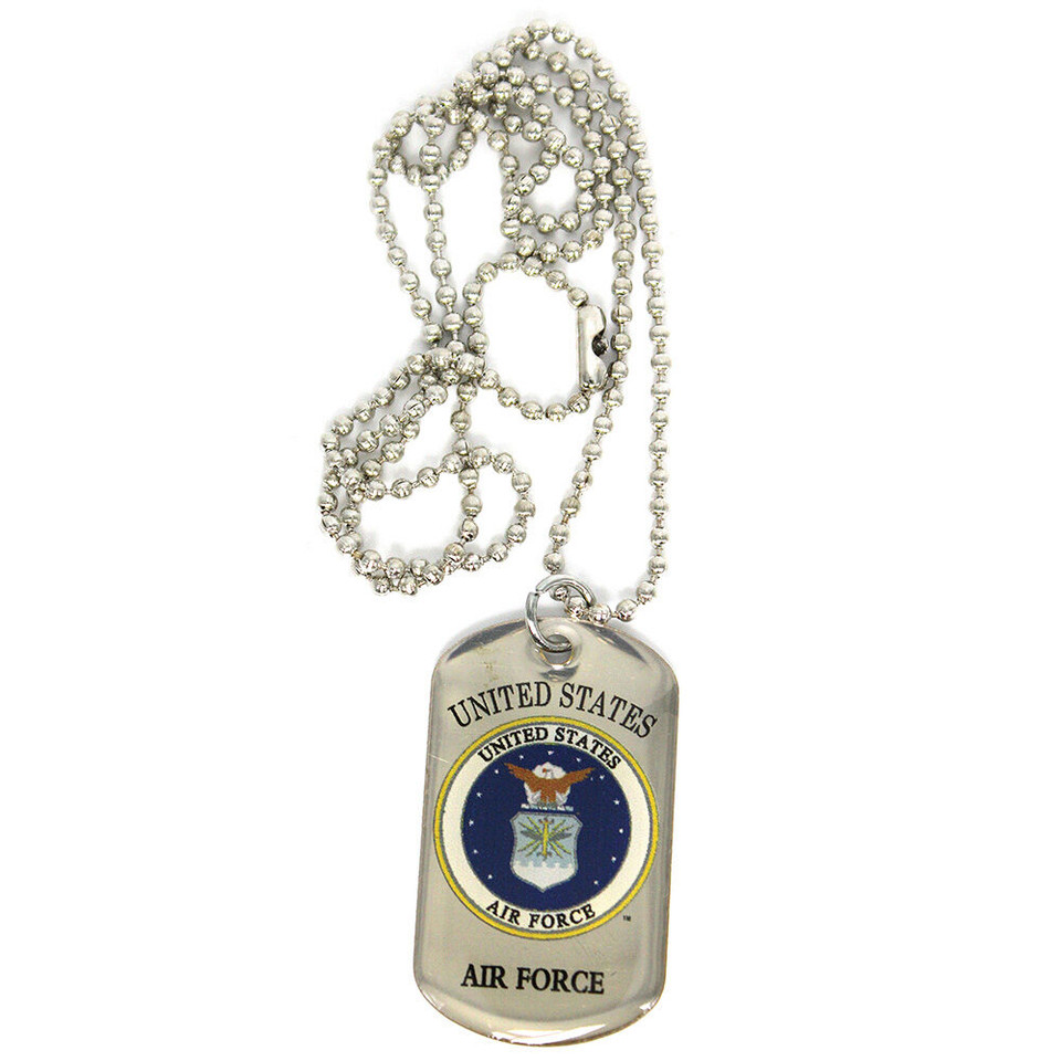 Air Force Dog Tag Necklace  CK2126 Main Image