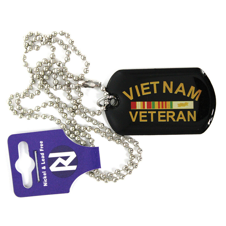 Vietnam Veteran Dog Tag Necklace  CK2149 Main Image
