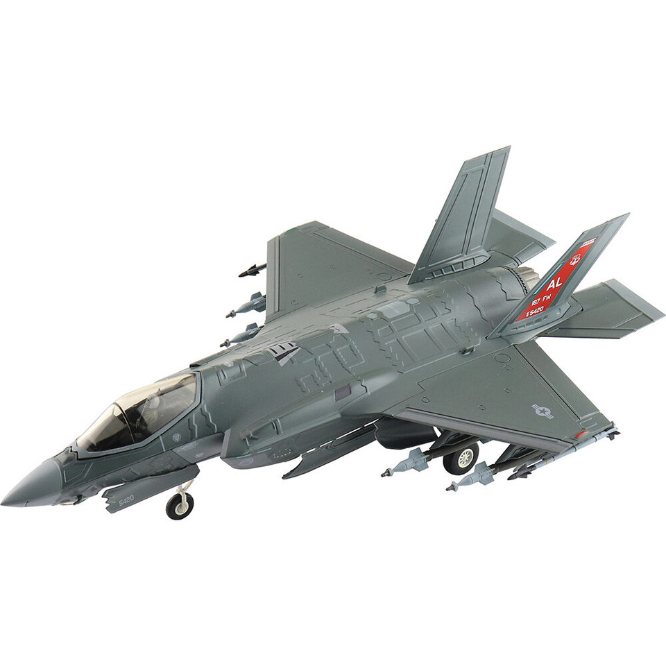F-35A ightning II 1/72 Die Cast Model - HA4440 187th FW 100th FS Alabama ANG Feb. 2024 Main Image