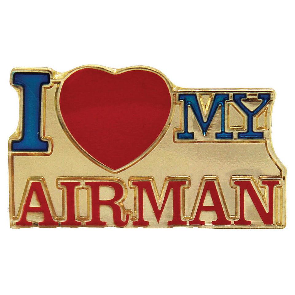 I love My Airman Lapel Pin HP4120 Main Image
