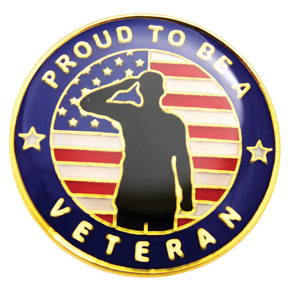 Proud to be a Veteran Lapel Pin HP6181 Main Image