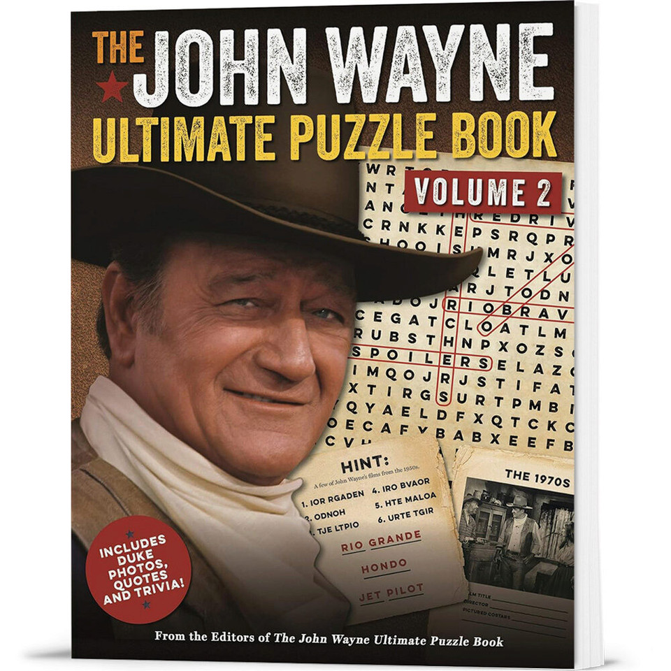 John Wayne - Ultimate Puzzle Book Vol. 2 MEDIA LAB (9781948174268) Main Image