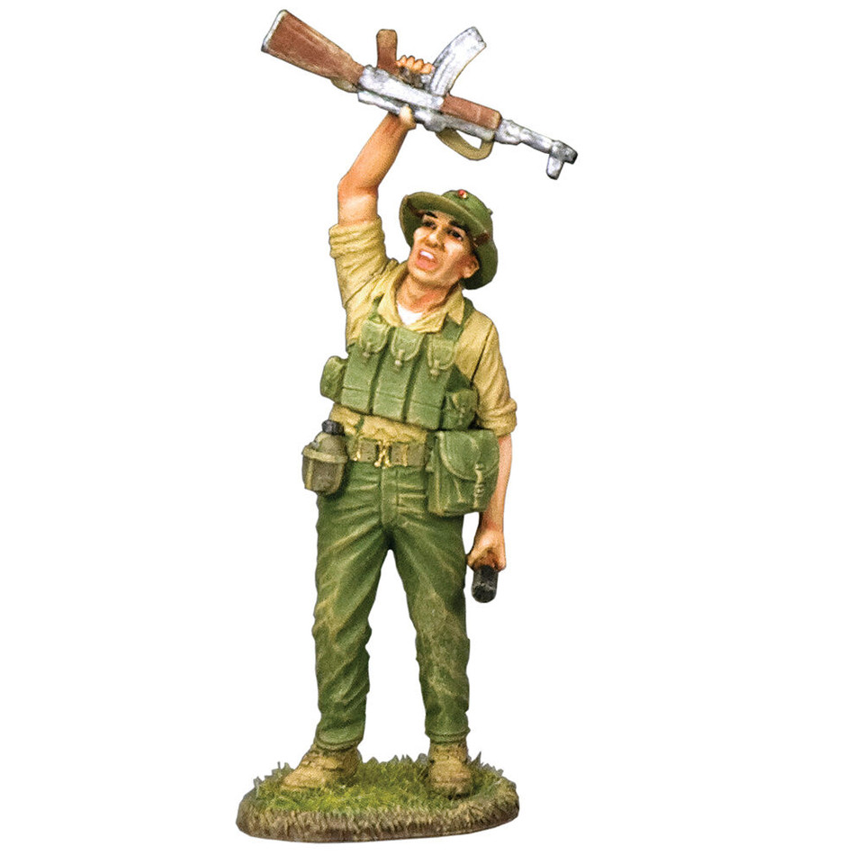 N.V.A. Shouting Squad Leader 1/30 Figure - VN187 K&C (VN187) Main Image