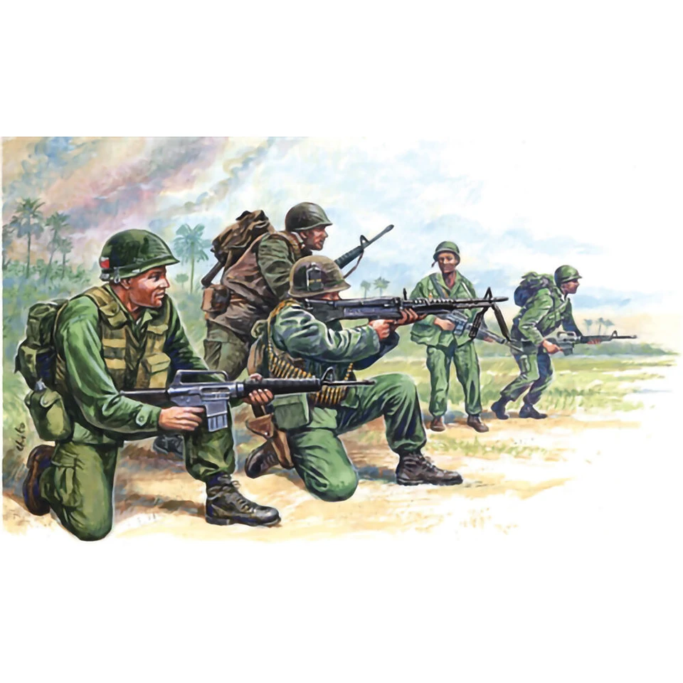 American Special Forces (Vietnam) 1/72 Plastic Figures Main Image