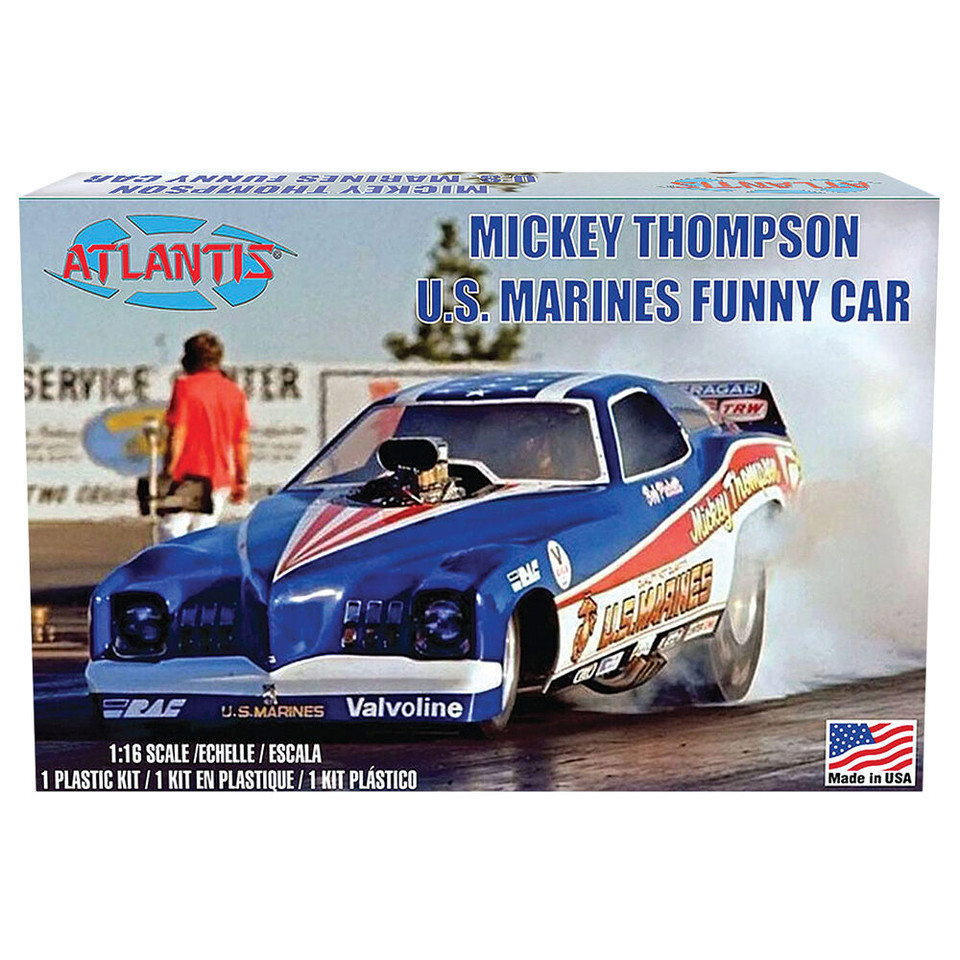 Mickey Thompson Marines Funny Car 1/16 Kit ATLANTIS (H1499) Main Image